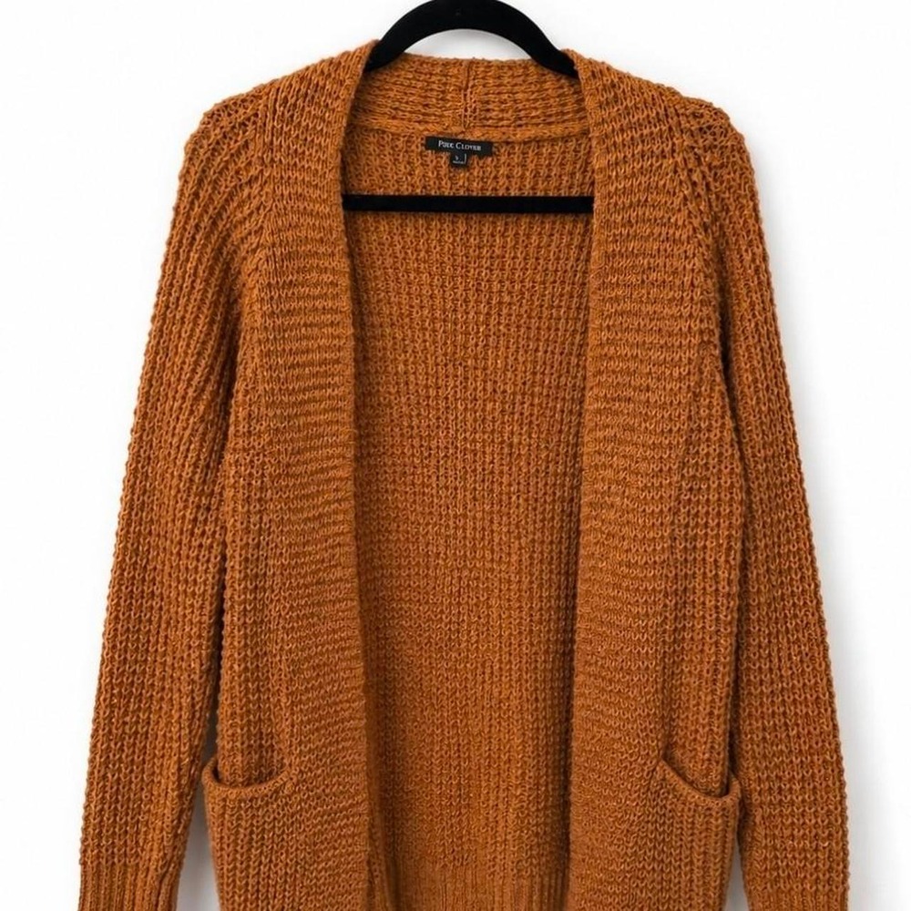 Boutique Burnt Orange Cardigan
